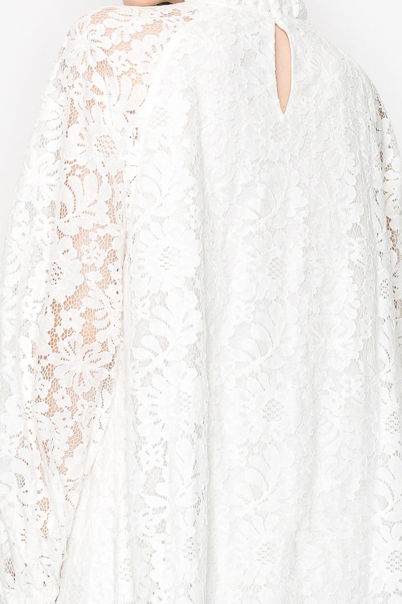 Cotton Eyelet Mini Dress