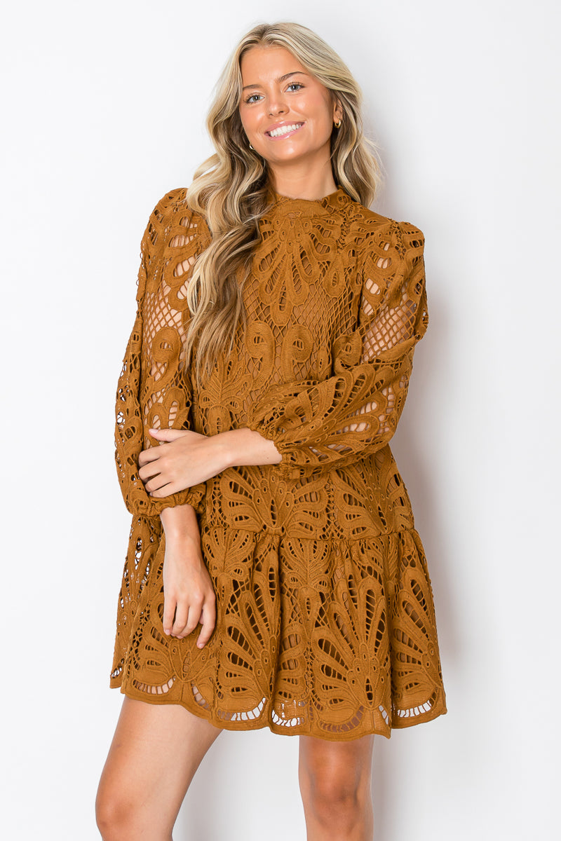 Damask  Lace Dress