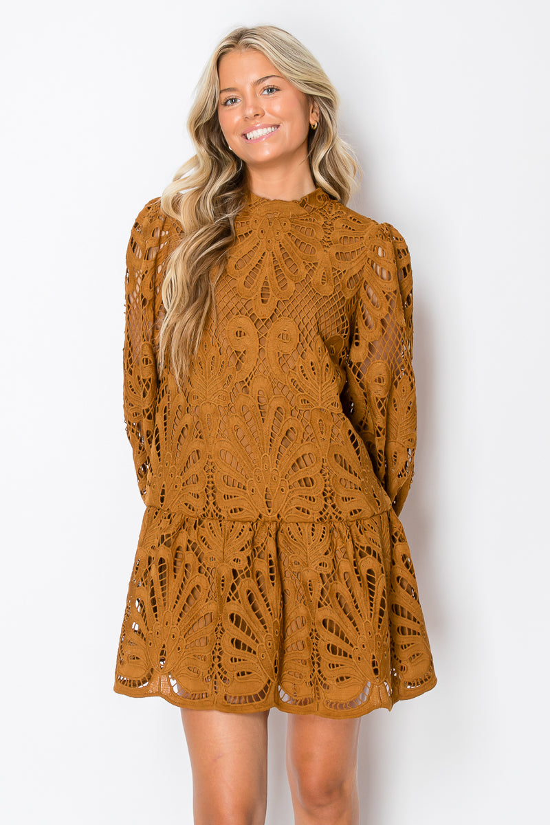 Damask  Lace Dress