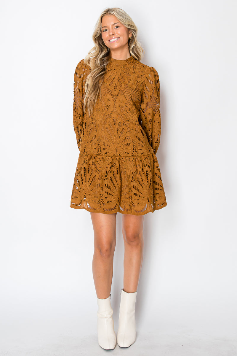 Damask  Lace Dress