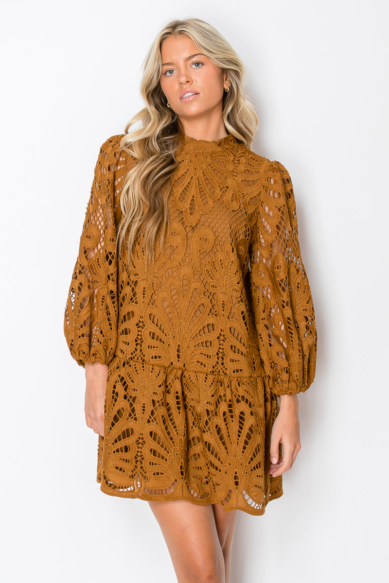 Damask  Lace Dress