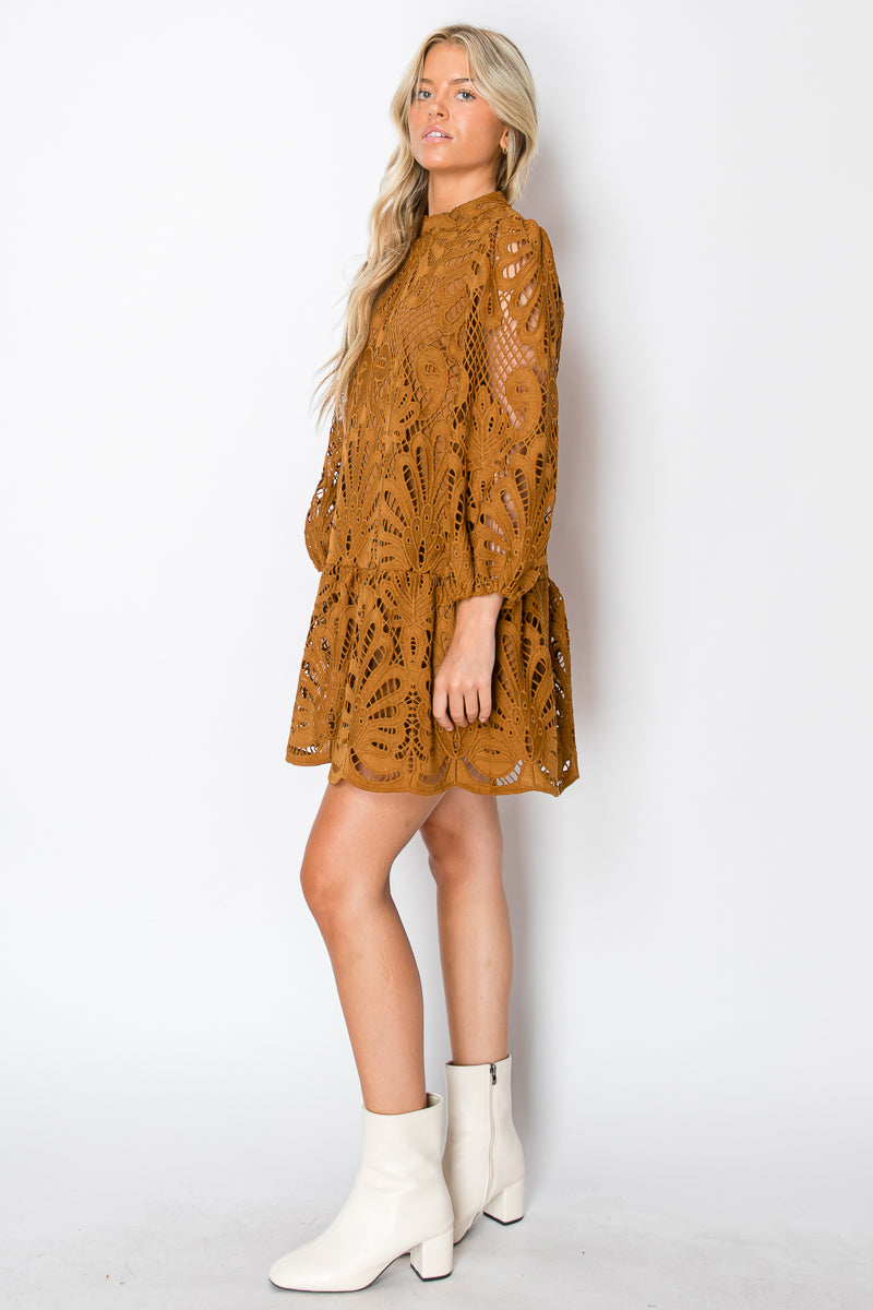 Damask  Lace Dress