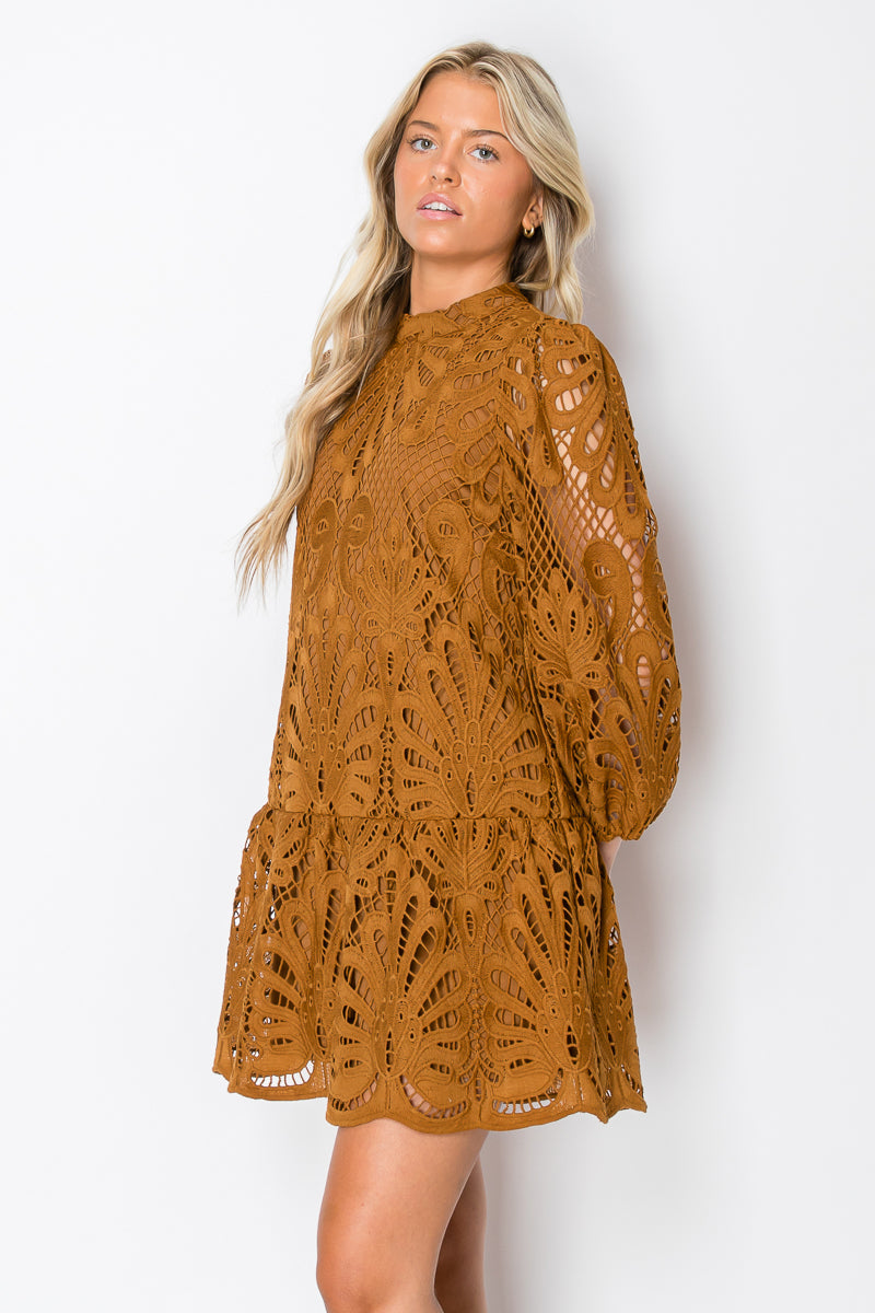 Damask  Lace Dress