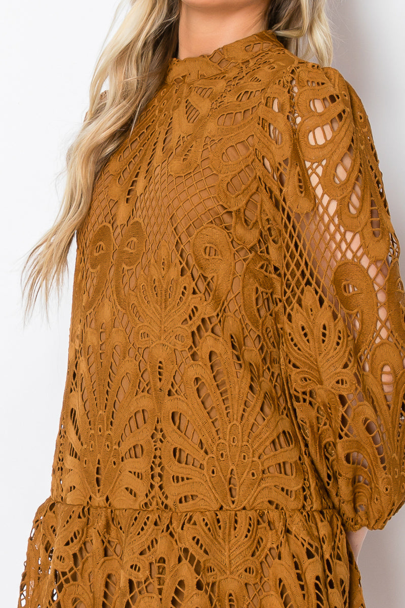 Damask  Lace Dress