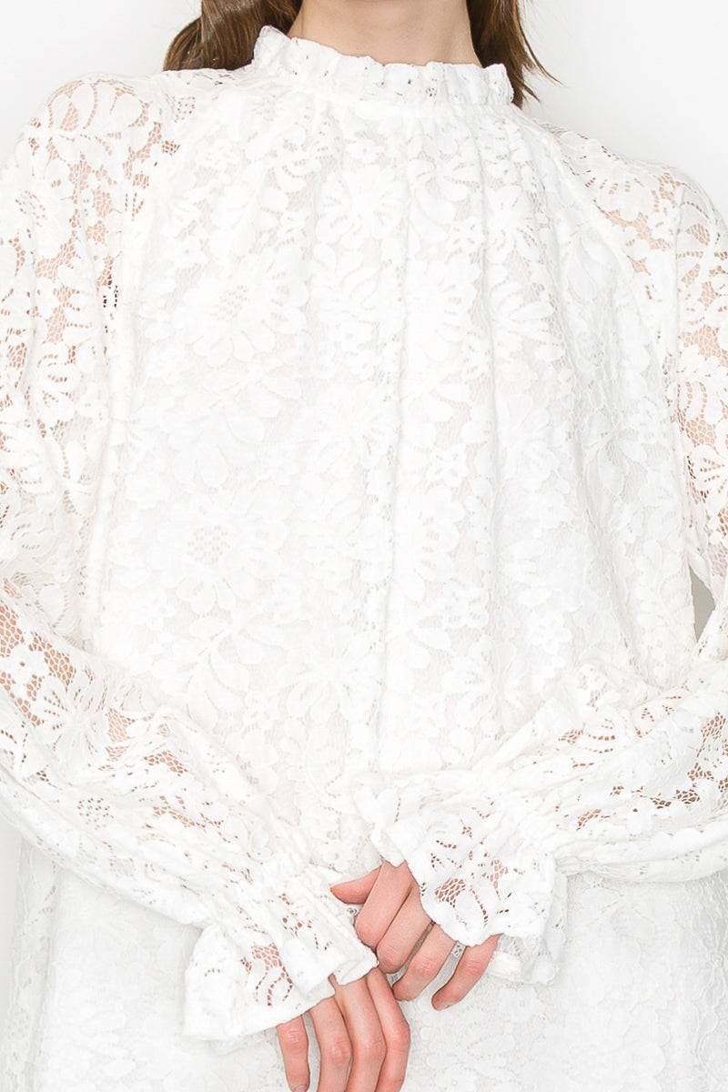 Cotton Eyelet Mini Dress